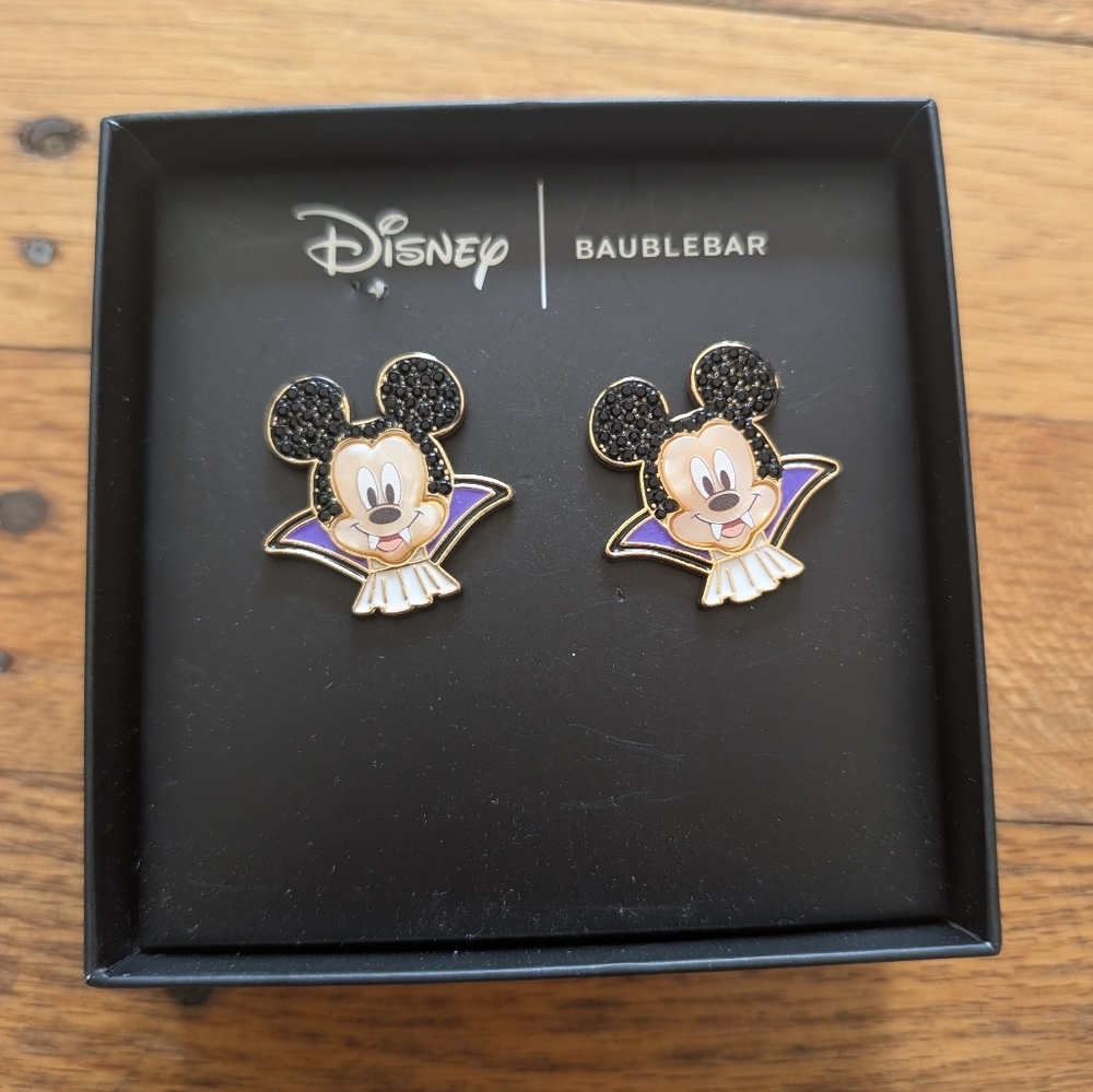 Disney BaubleBar Mickey Mouse Vampire Earrings
